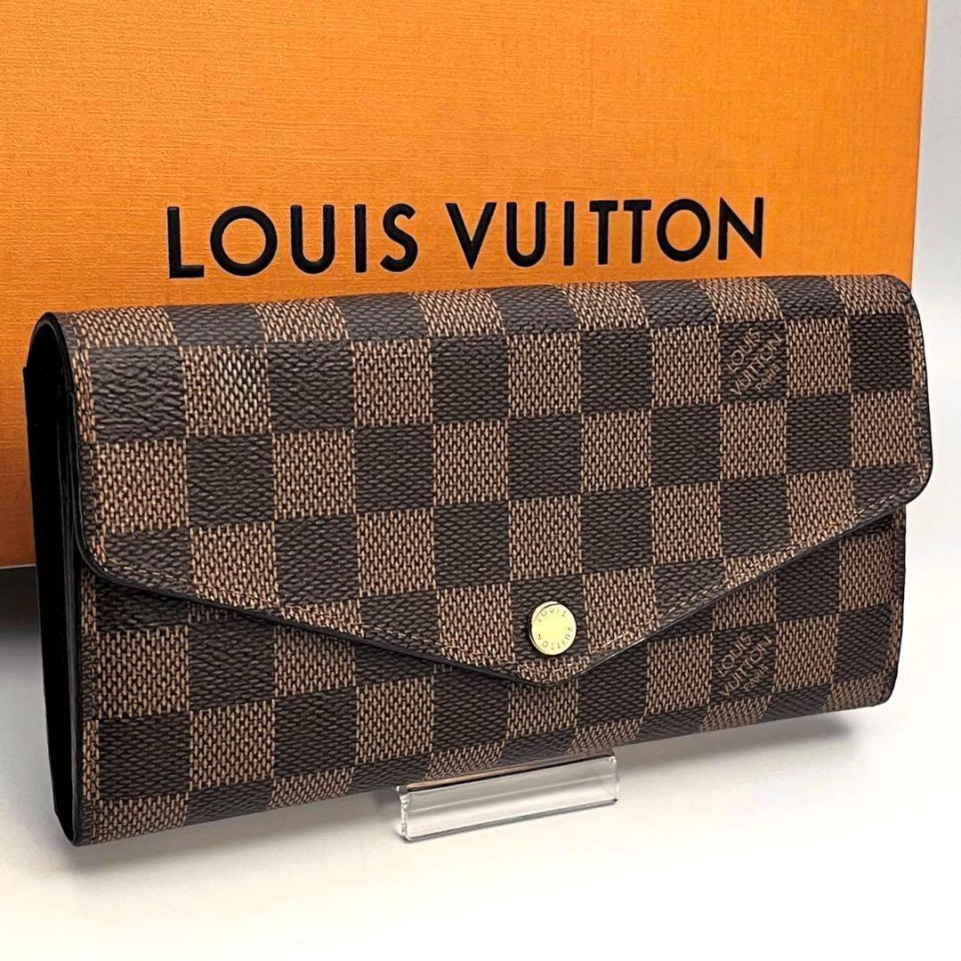 本日限り！ルイヴィトン ポルトフォイユ・サラ ダミエ・エベヌ正規品保証 Z288