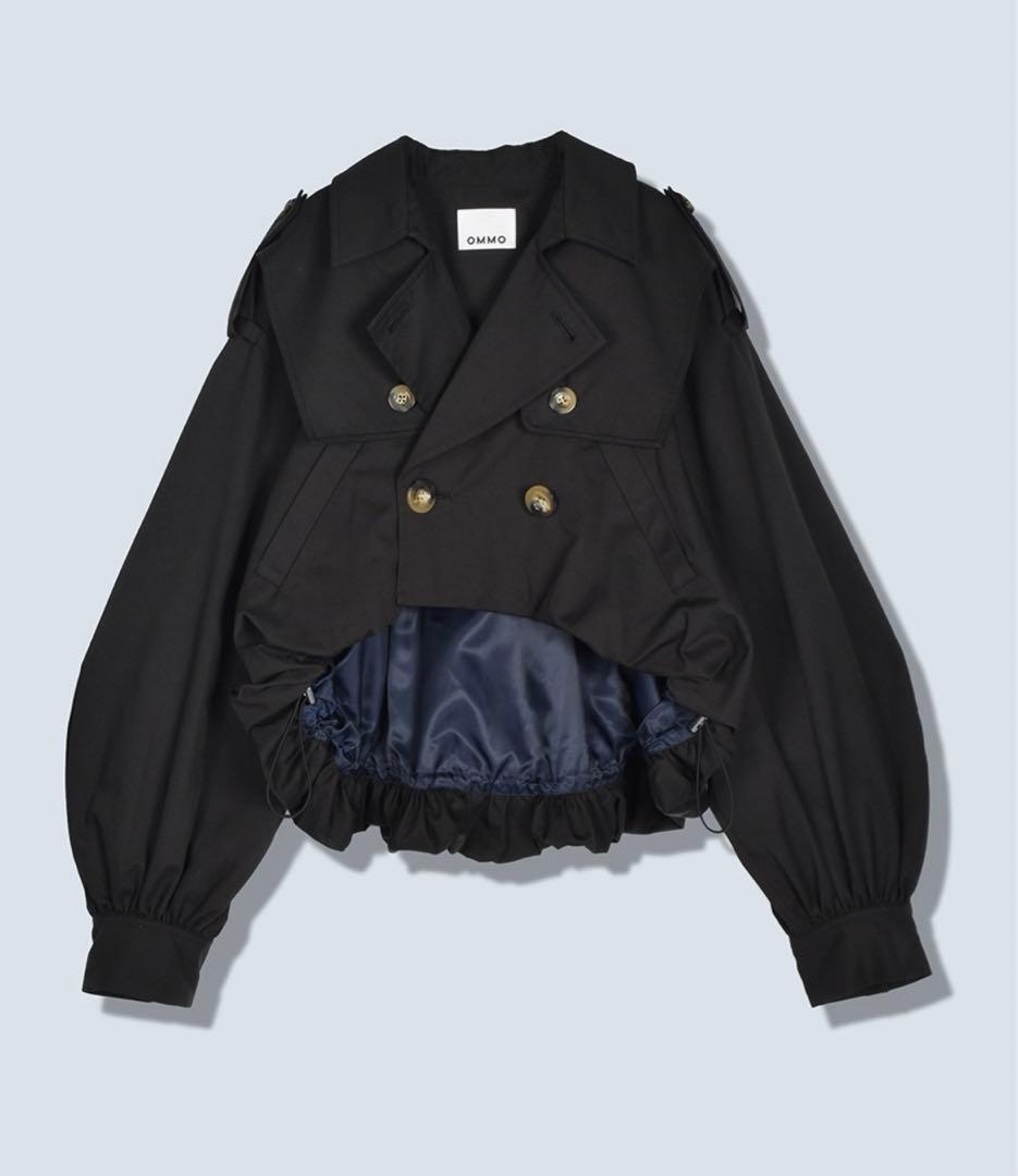 【未使用タグ付き】OMMO BALLOON TRENCH BLOUSON