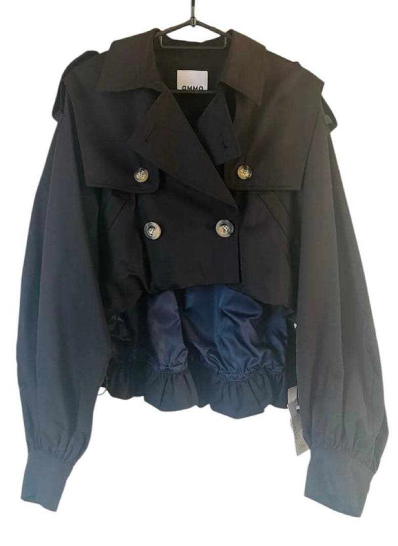 【未使用タグ付き】OMMO BALLOON TRENCH BLOUSON