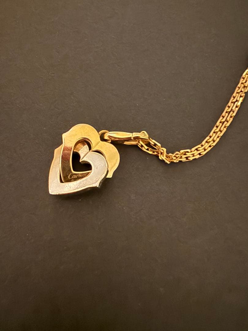 Cartier ハート型ペンダント ネックレス