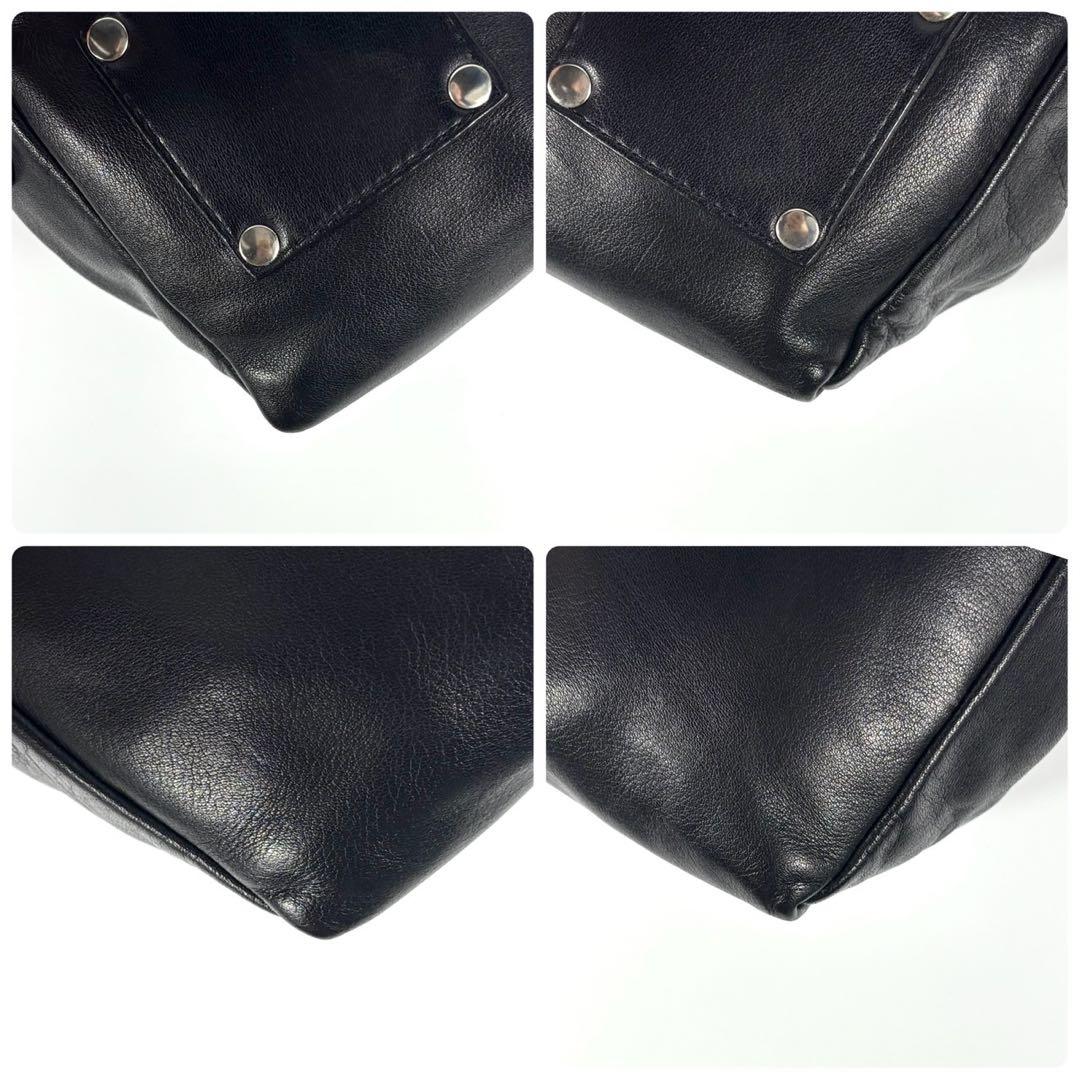 ✨極美品✨カワカワ ショルダーバッグ がま口 ミニ スクエア ボックス 黒