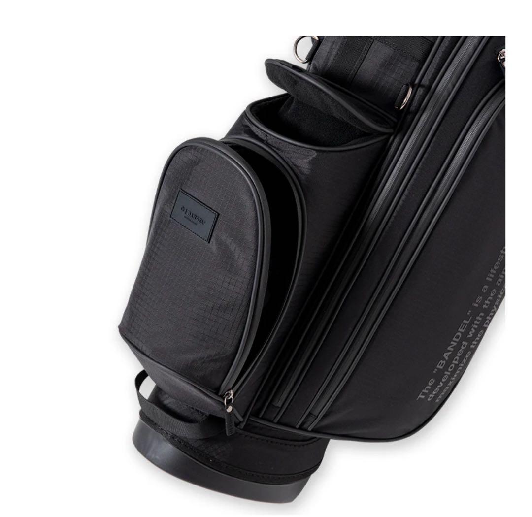 【新品・タグ付き】完売品 BANDEL キャディバッグ ブラックエディション 黒