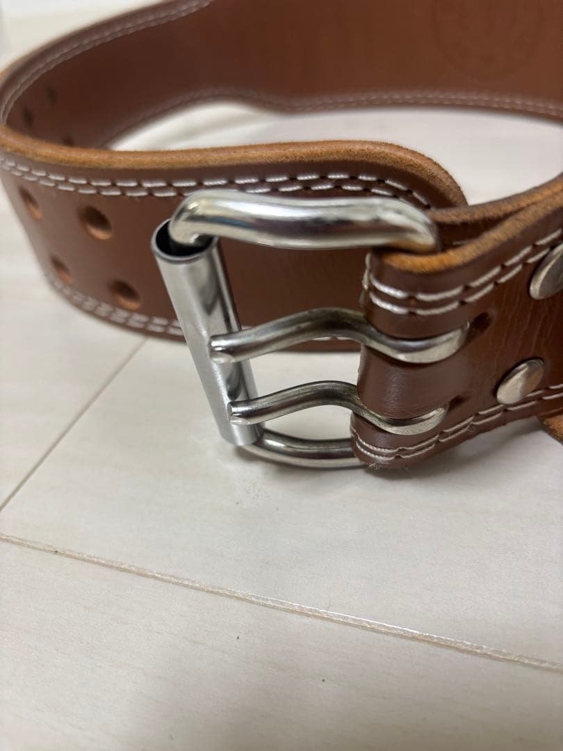 ゴールドジム　プロレザーベルト Mサイズ