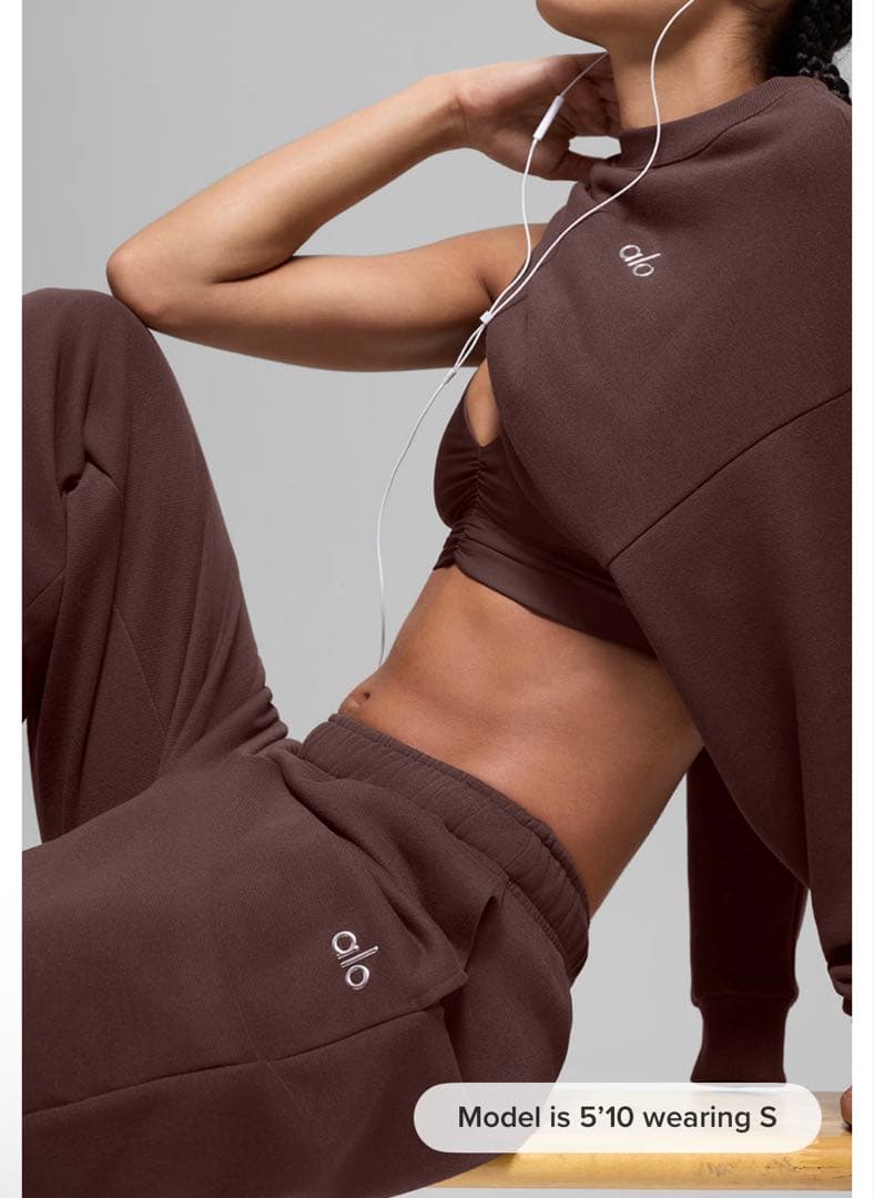 【ALO】Accolade Straight Leg Sweatpant セット