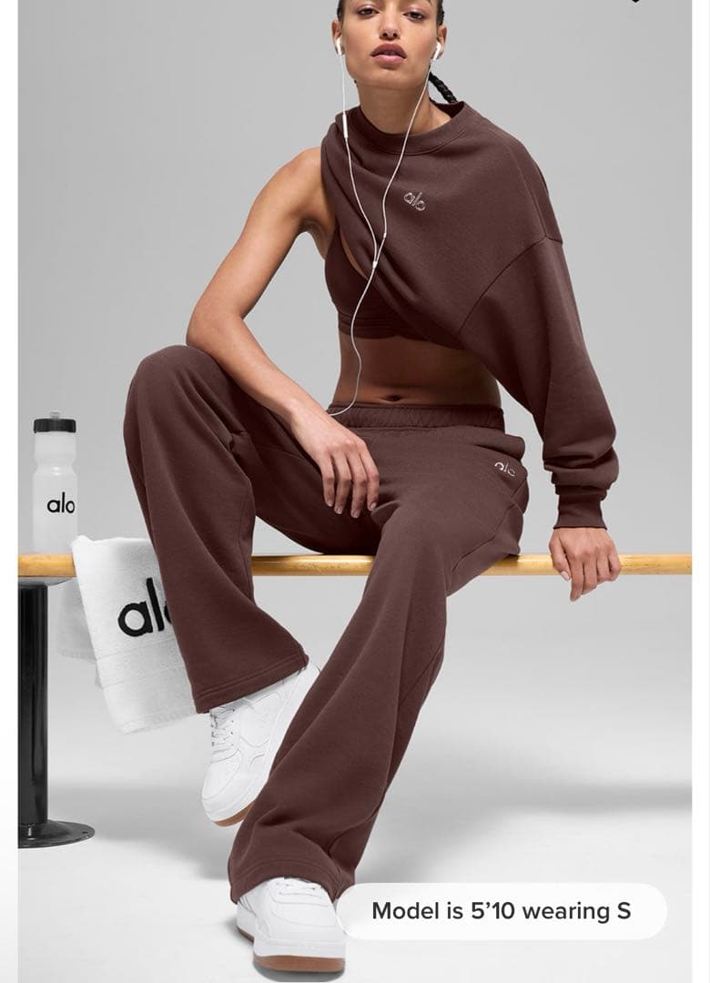 【ALO】Accolade Straight Leg Sweatpant セット