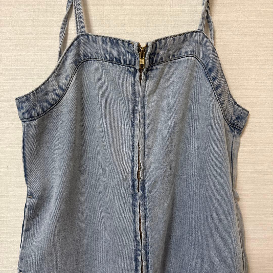 DouDou リヨセル　デニム　ジャンスカ