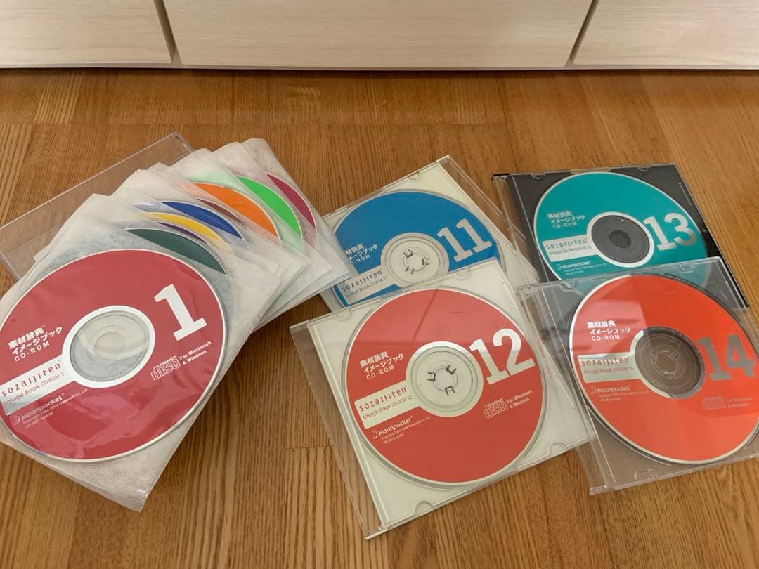 素材辞典 イメージブック 1〜14 CD-ROM付き