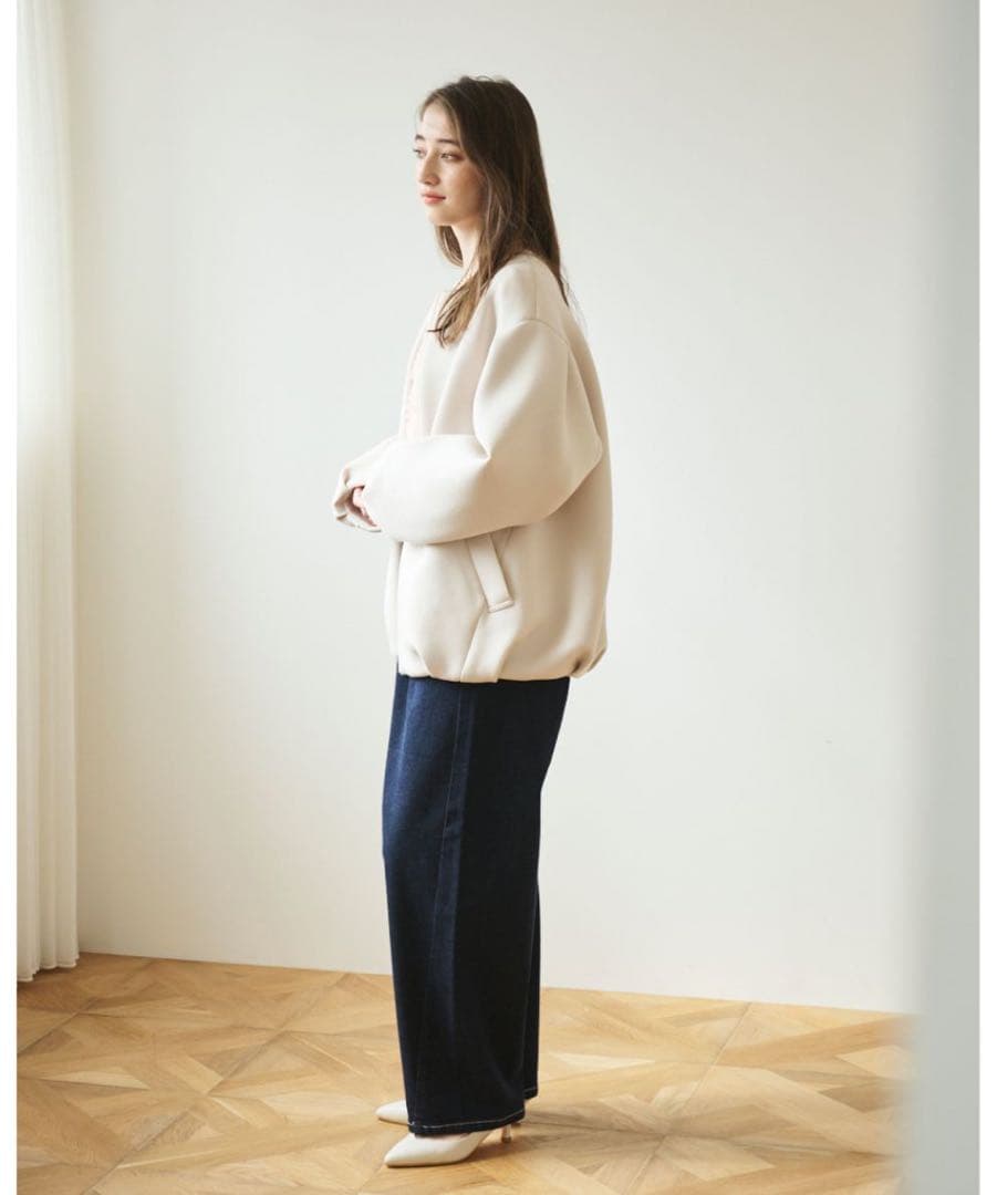 コクーンZIPカットソーコーディガン Stola.（ストラ）