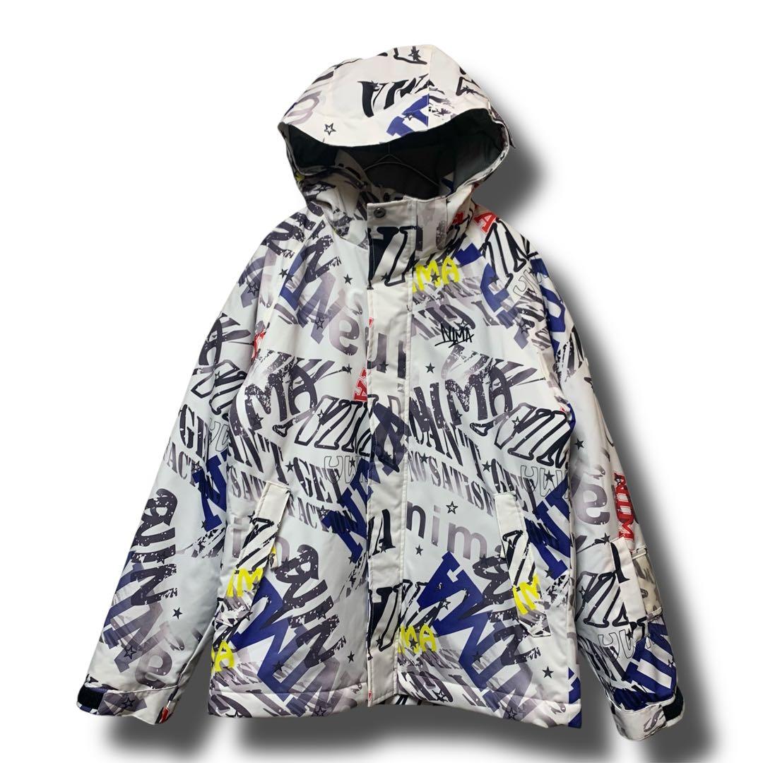 ニマ　nima キッズスキーウェア　上下セット　白×黒　　160