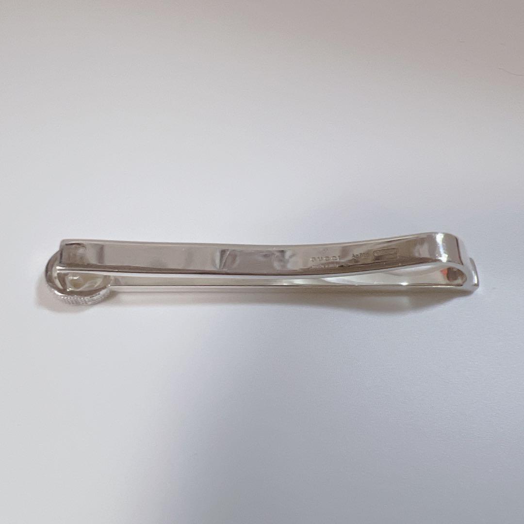 グッチ ネクタイピン シルバー インターロッキングG Ag925 GG ダブルG