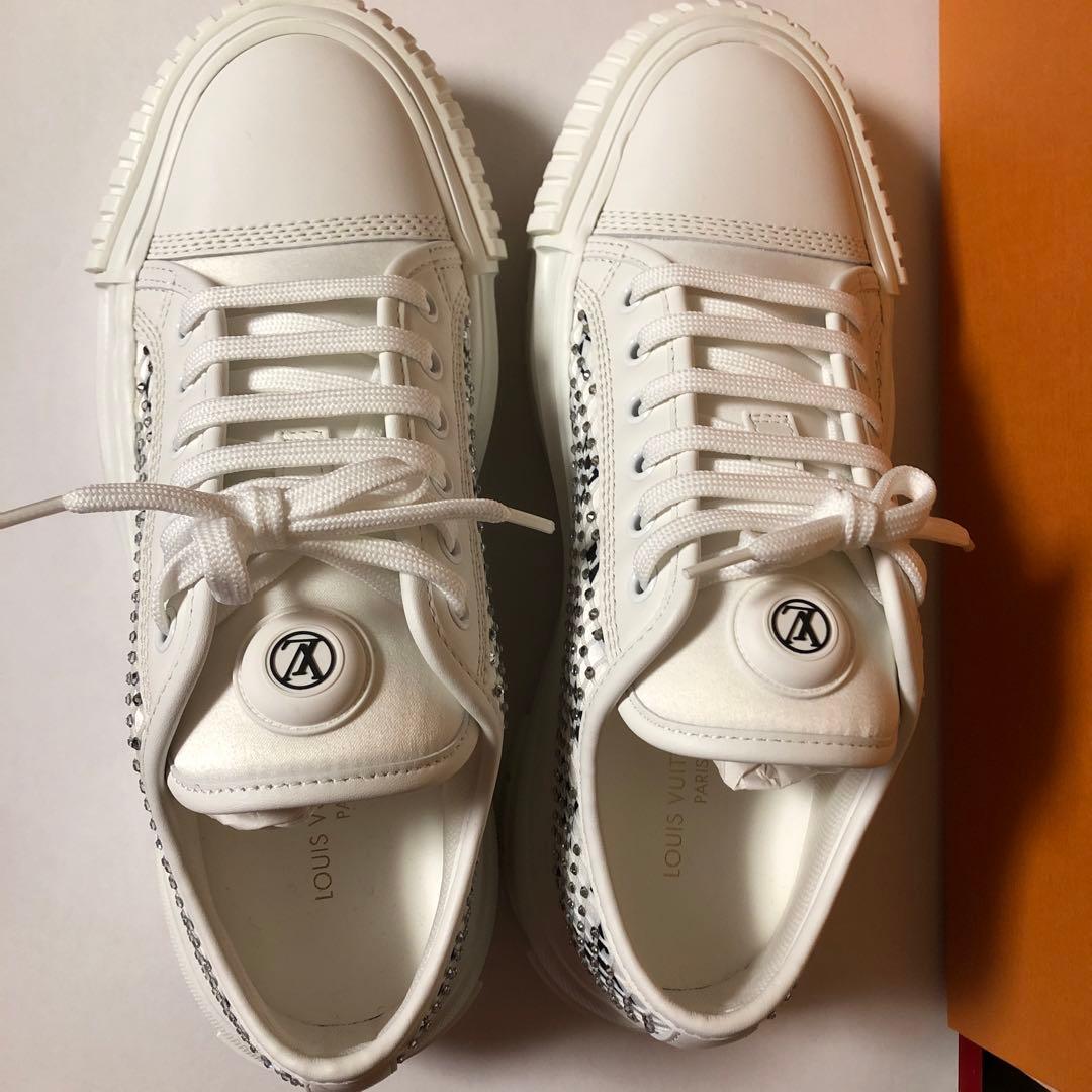 未使用品❤️LVラインストーンスクァッド・ライン スニーカー