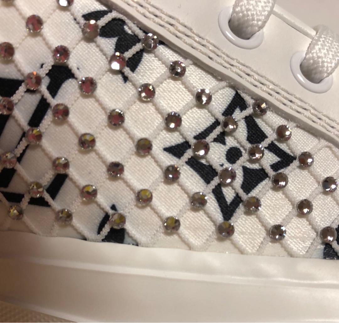 未使用品❤️LVラインストーンスクァッド・ライン スニーカー
