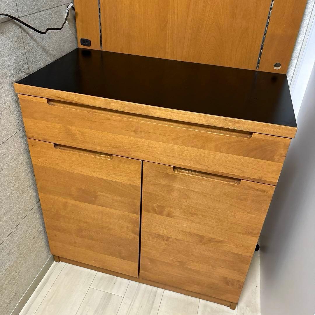 【専用となります】　　unico ワイス キッチンボード 食器棚 レンジボード