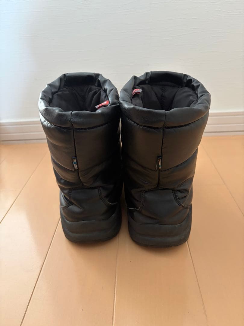 s*e様 ノースフェイス レザー ヌプシ ブーツ ブラック US8 26cm ユ