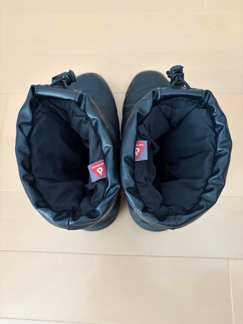 s*e様 ノースフェイス レザー ヌプシ ブーツ ブラック US8 26cm ユ