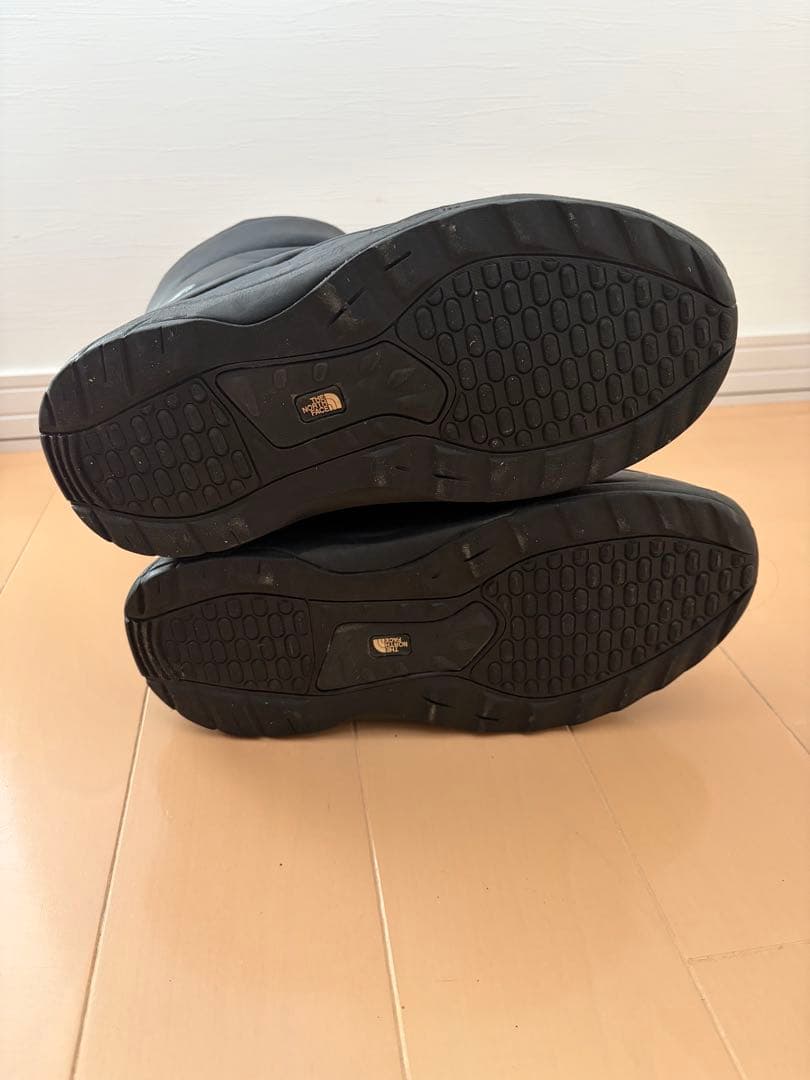 s*e様 ノースフェイス レザー ヌプシ ブーツ ブラック US8 26cm ユ