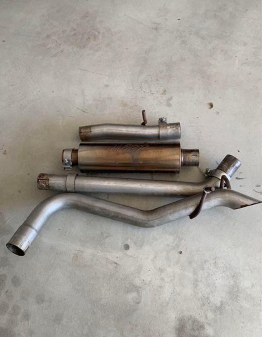 JKラングラー ダウンテールマフラー MBRP