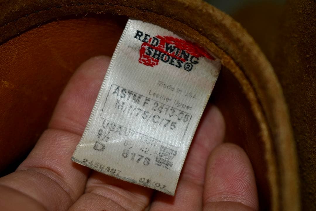 REDWING レッドウィング　9.5 エンジニアブーツ　スエード　8178