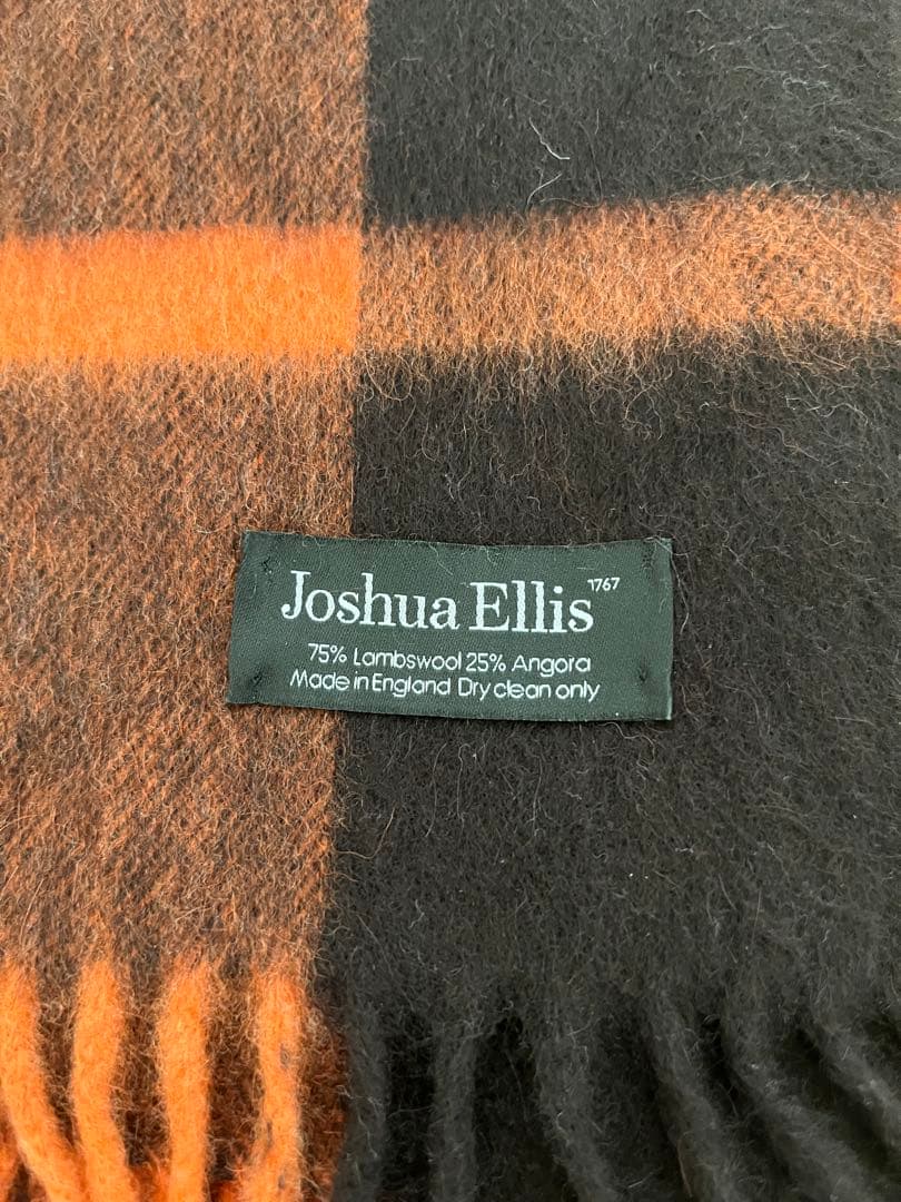 UA購入 Joshua Ellis チェック柄大判ストール ユナイテッドアローズ
