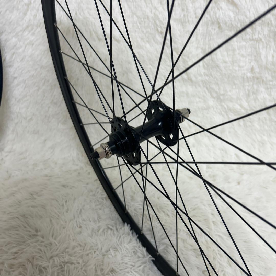 【極美品】ピスト用　ホイール 前後セット　ブラック