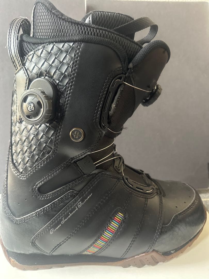 美品スノーボードブーツ ブラック w BOAシステム