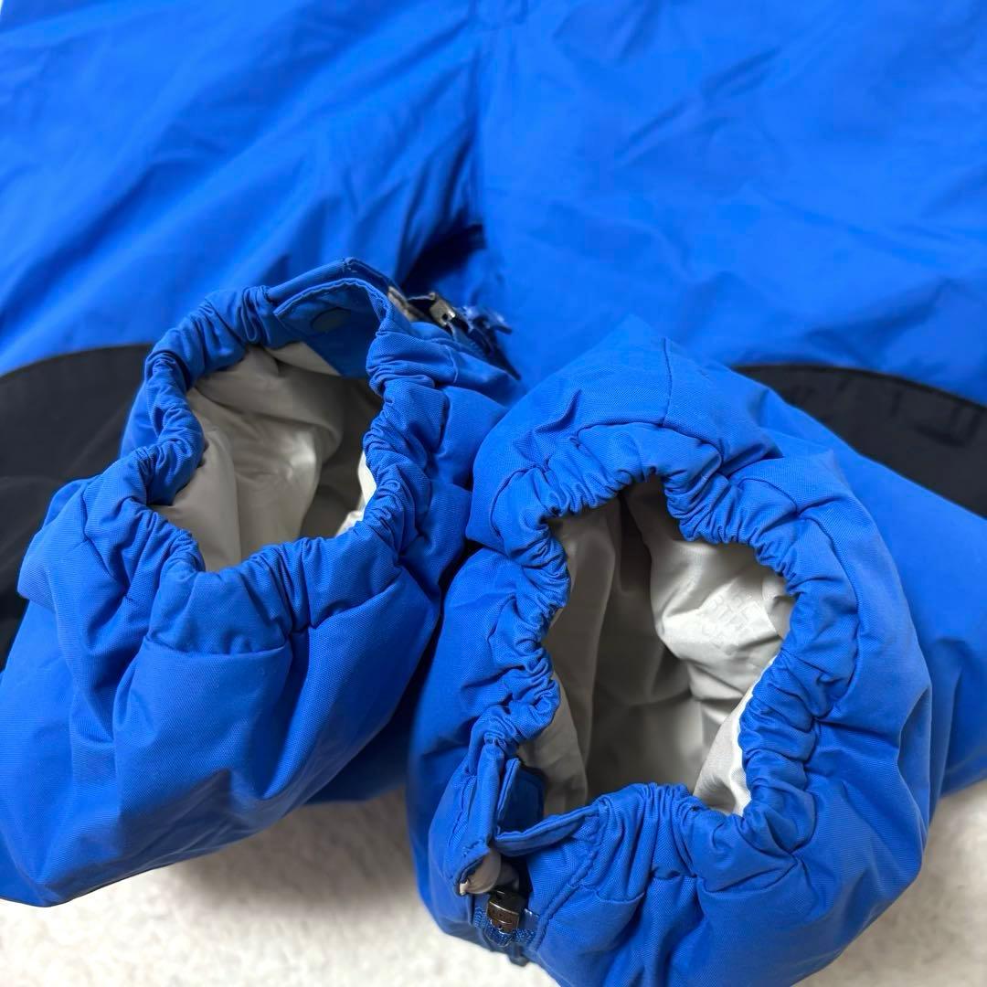 美品 THE NORTH FACE キッズ スキーウェア 100cm 青 × 黒