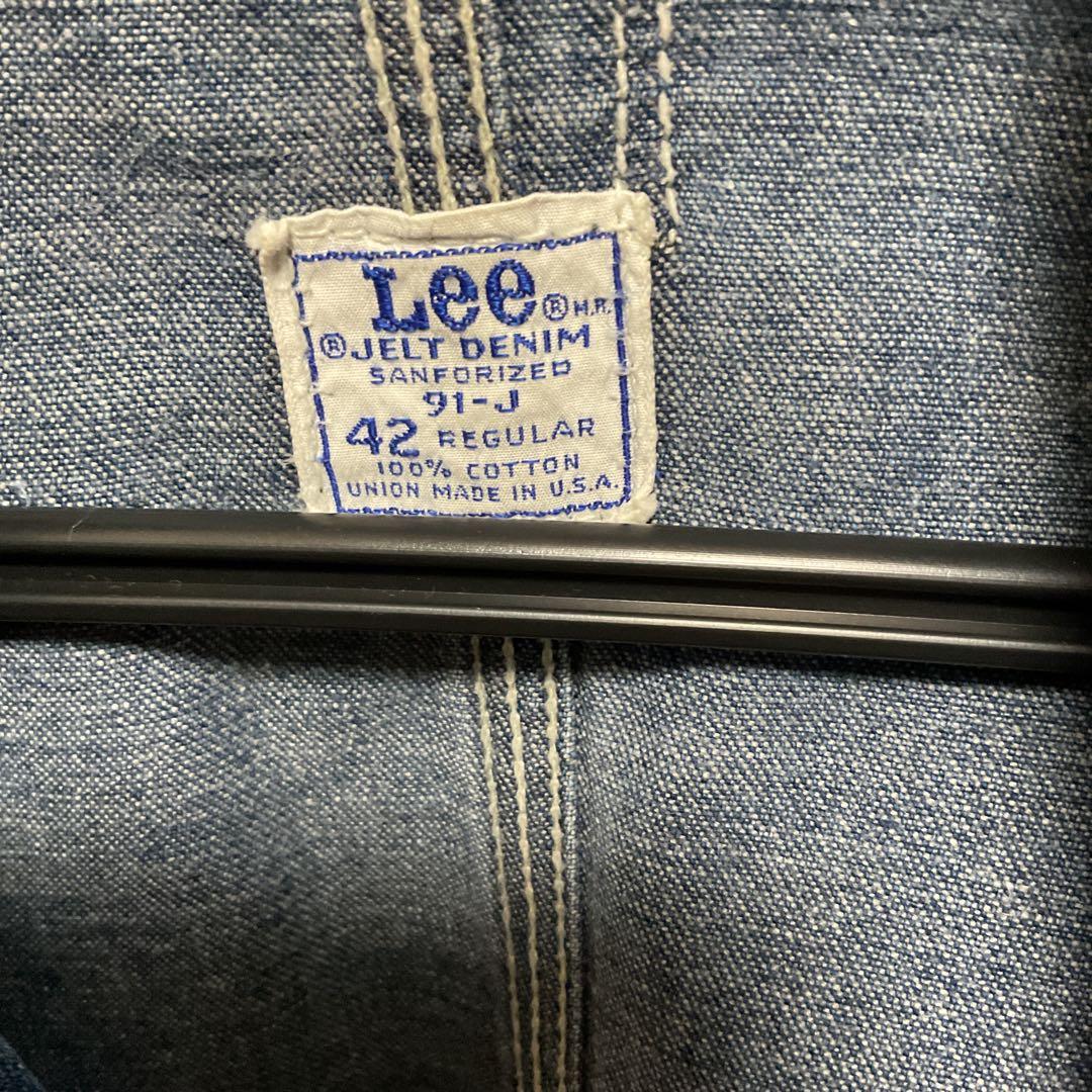 ジャケット・アウター 60s Lee 91-J JELT DENIM coverall size42