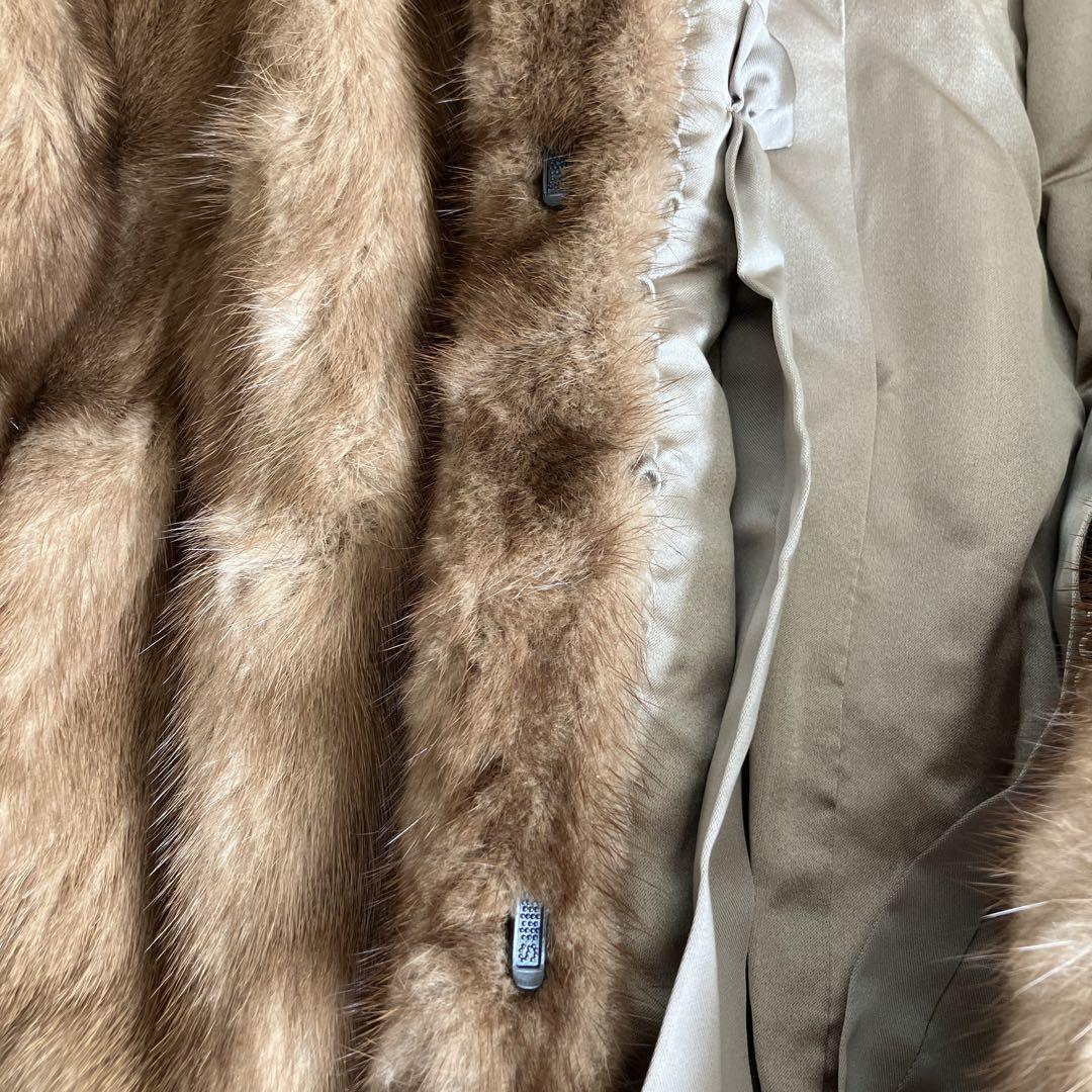 【タグ付】美品 サガミンク Belle Vison ファーコート 大きめ 銀タグ