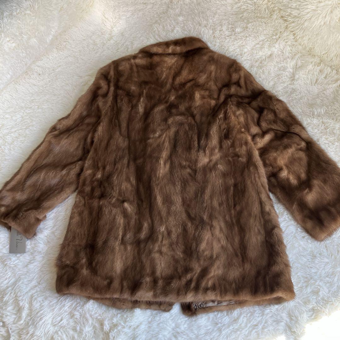 【タグ付】美品 サガミンク Belle Vison ファーコート 大きめ 銀タグ