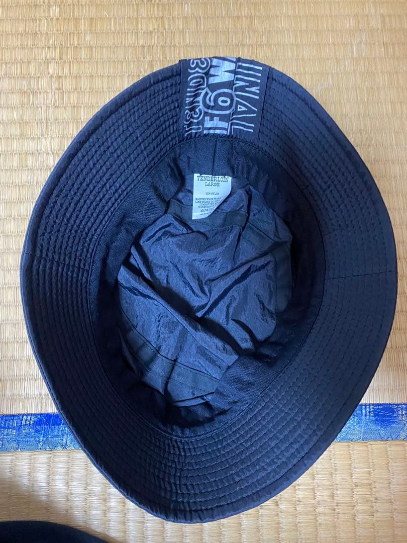 帽子 TENDERLOIN NYLON BUCKET HAT BLACK L