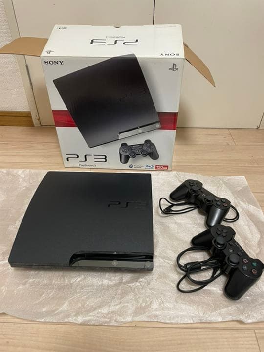 プレステ3 120GB ソフト12枚＋無線子機付！　すぐに遊べる！