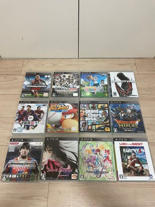 プレステ3 120GB ソフト12枚＋無線子機付！　すぐに遊べる！