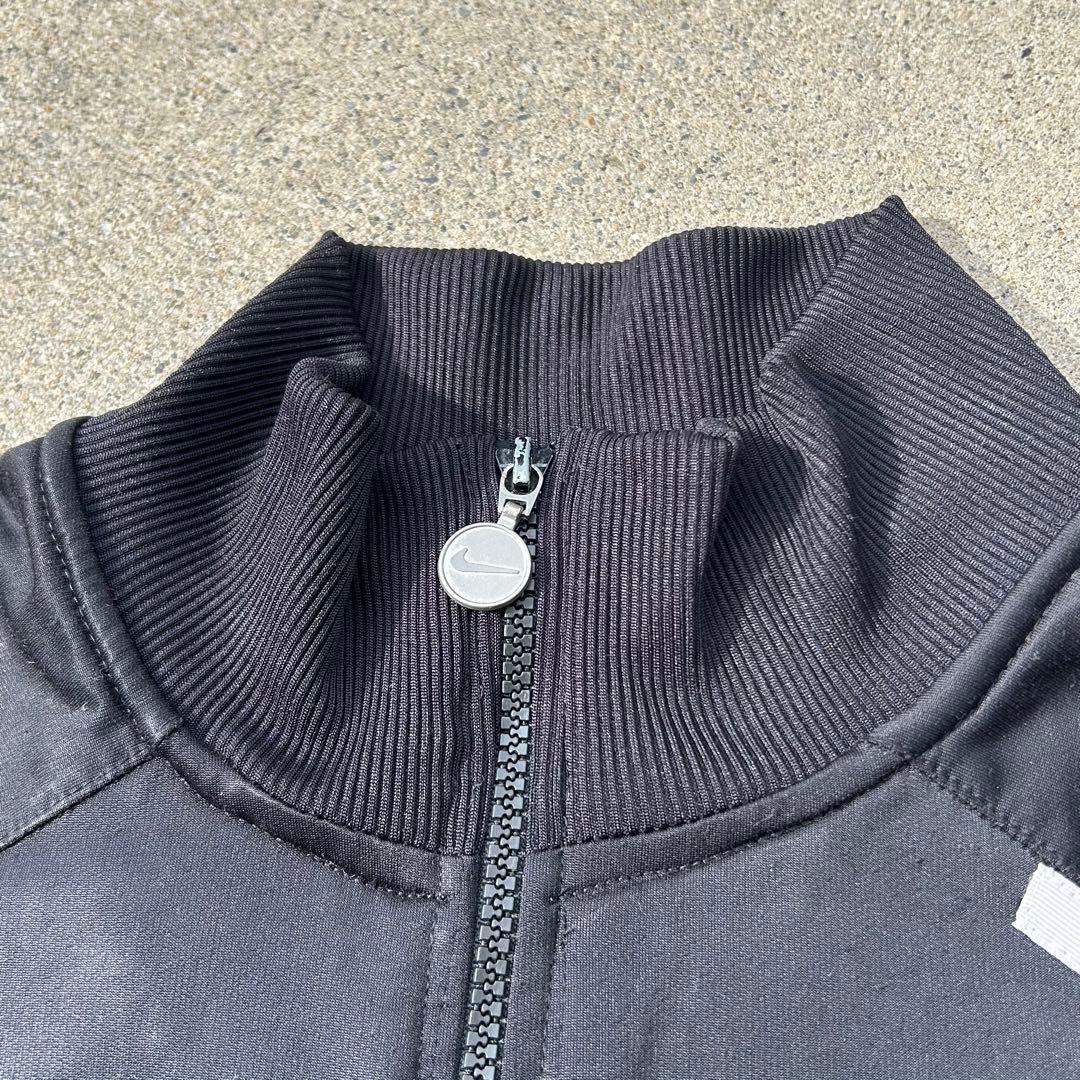 【希少】マンチェスター・ユナイテッド トラックジャケット L相当 黒 ロゴ刺繍