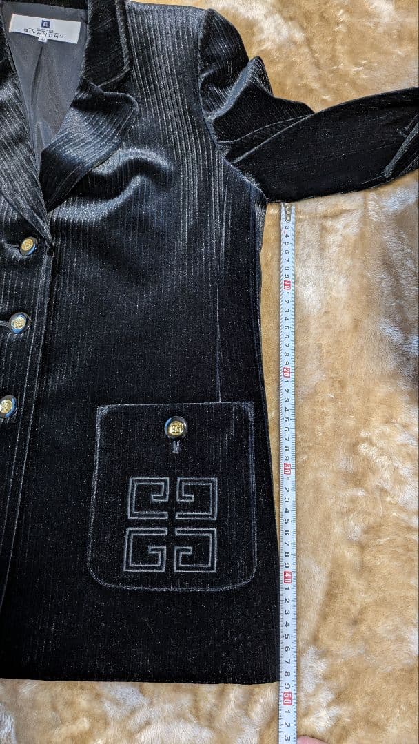 GIVENCHY　ジバンシー　ジャケット　42サイズ　黒　ヴィンテージ