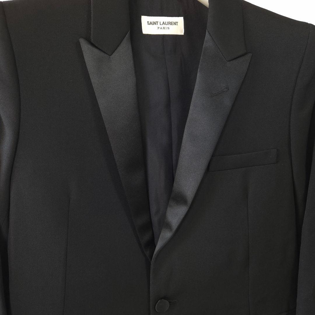 SAINT LAURENT PARIS スモーキングジャケット ブラック