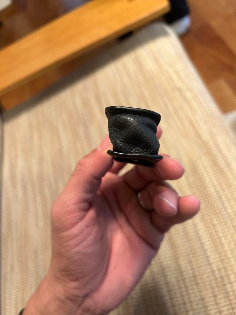 HERMES レザー小物入れ リップケース、ガムケース