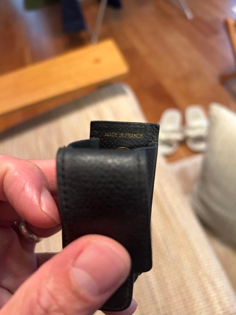 HERMES レザー小物入れ リップケース、ガムケース