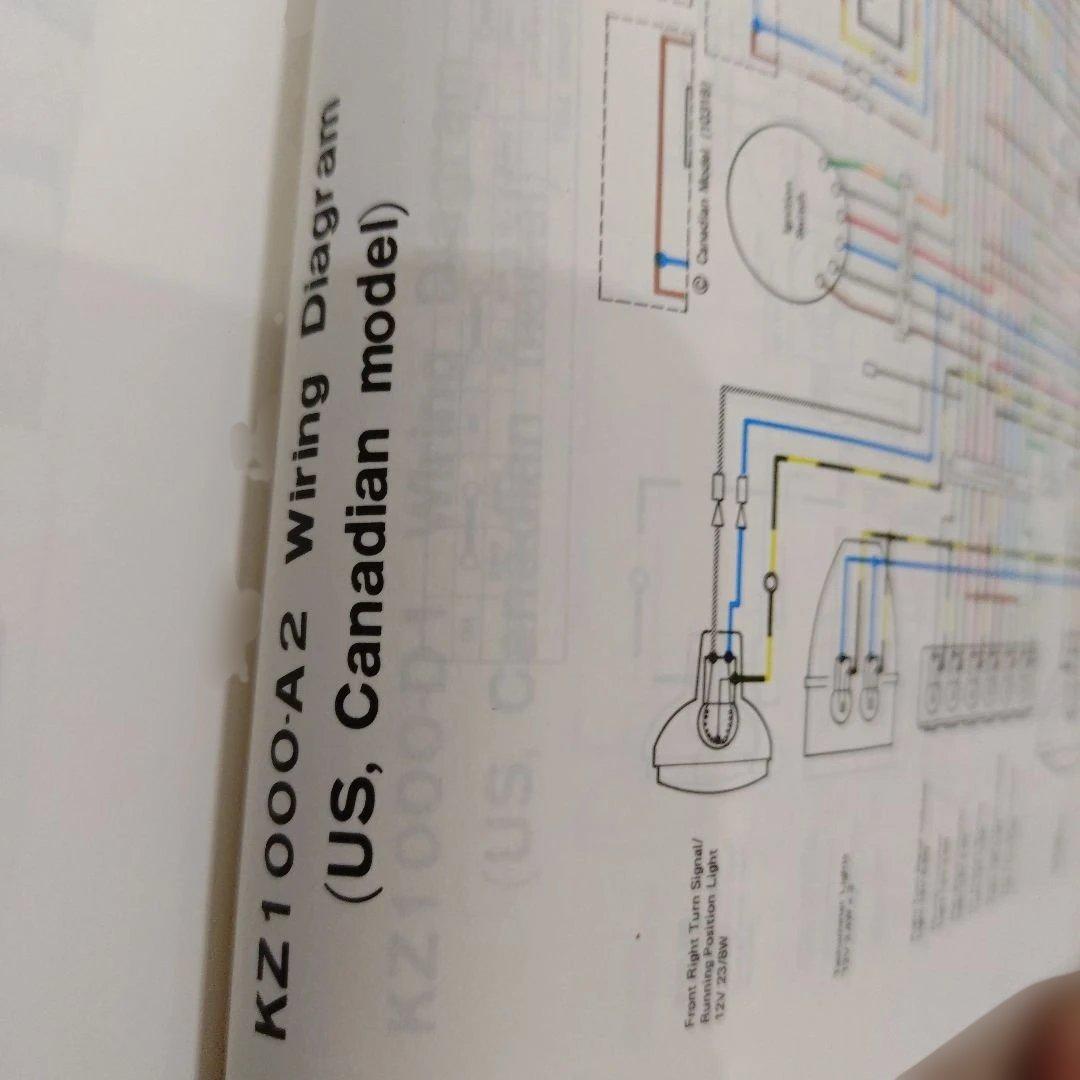 KAWASAKI　Z1000A　MK2　Z1R　サービスマニュアル