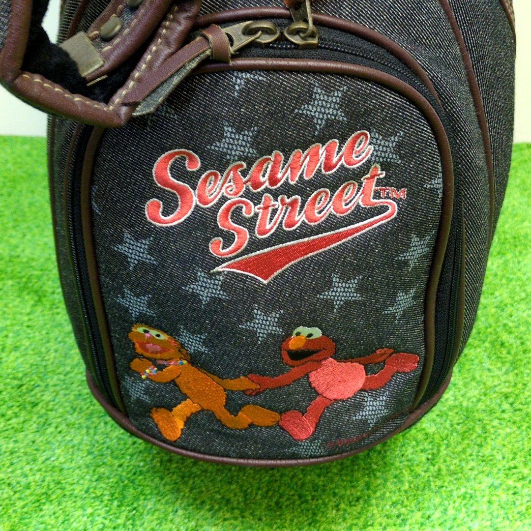 【希少品】 セサミストリート キャディバッグ　デニム　6分割　8インチ