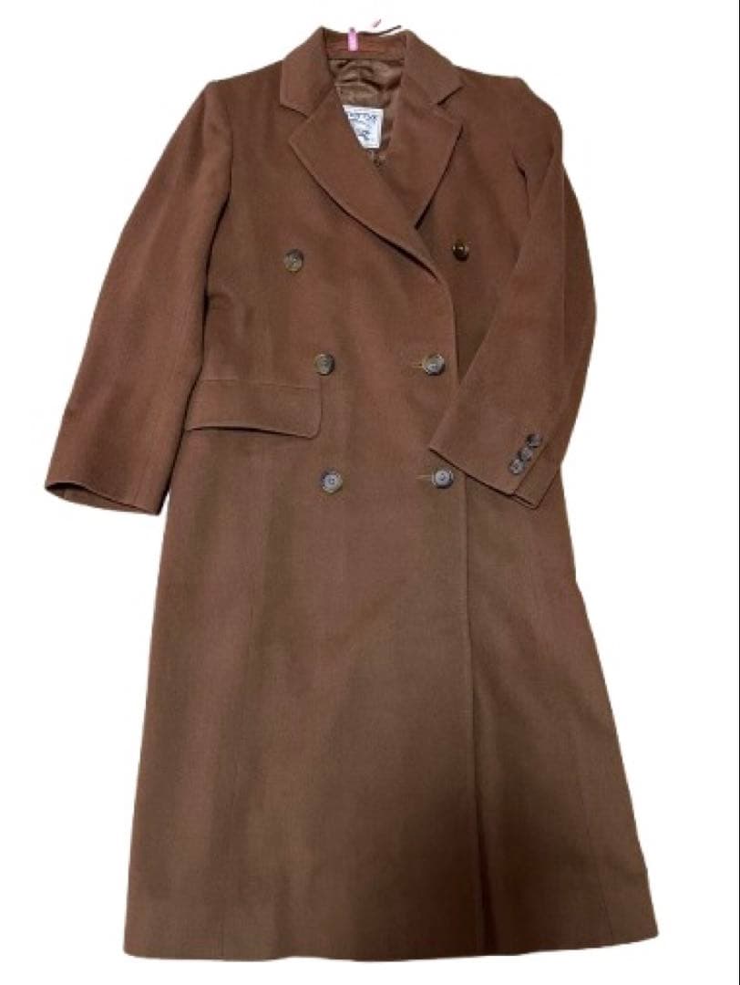【美品】BURBERRY バーバリー　チェスターコート　ダブル　カシミヤ