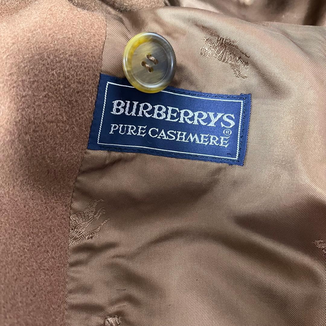 【美品】BURBERRY バーバリー　チェスターコート　ダブル　カシミヤ