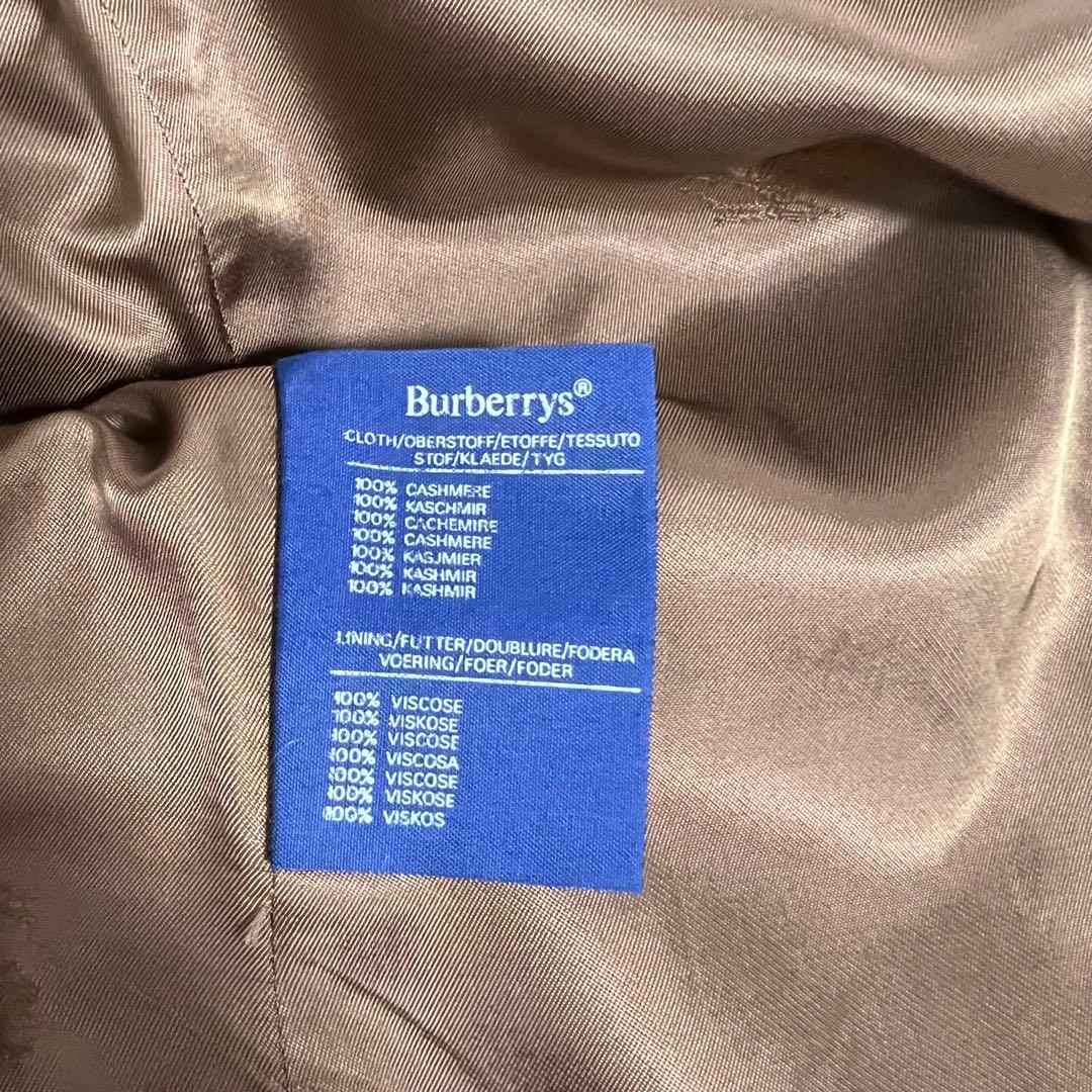 【美品】BURBERRY バーバリー　チェスターコート　ダブル　カシミヤ