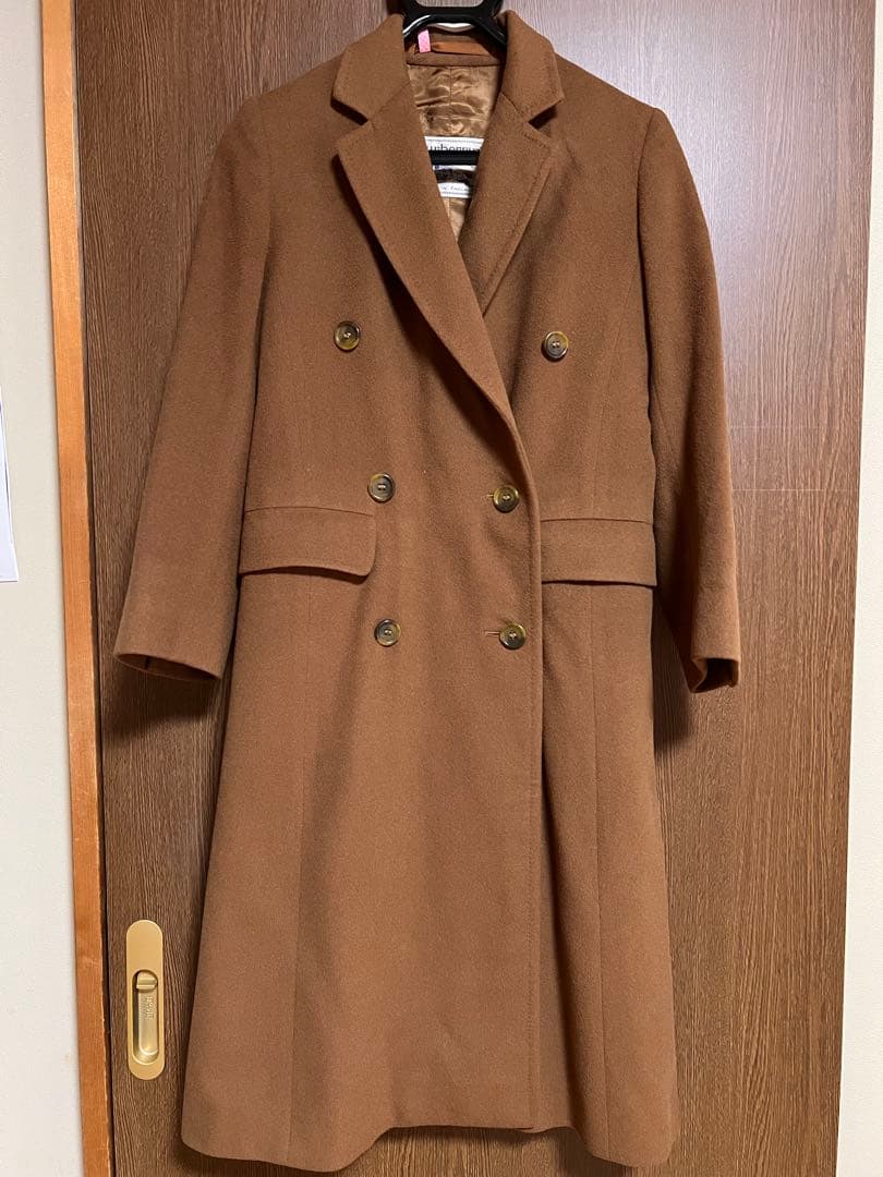 【美品】BURBERRY バーバリー　チェスターコート　ダブル　カシミヤ