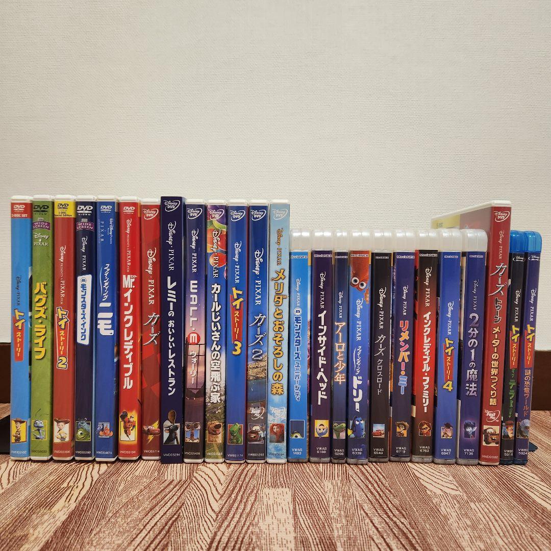 ディズニー&ピクサー　アニメDVD Blu-ray　100枚越　大量まとめ売り