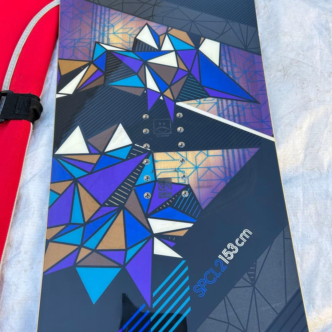 Salomon スノーボード サイト　SPCL2 幾何学模様 ケース付き