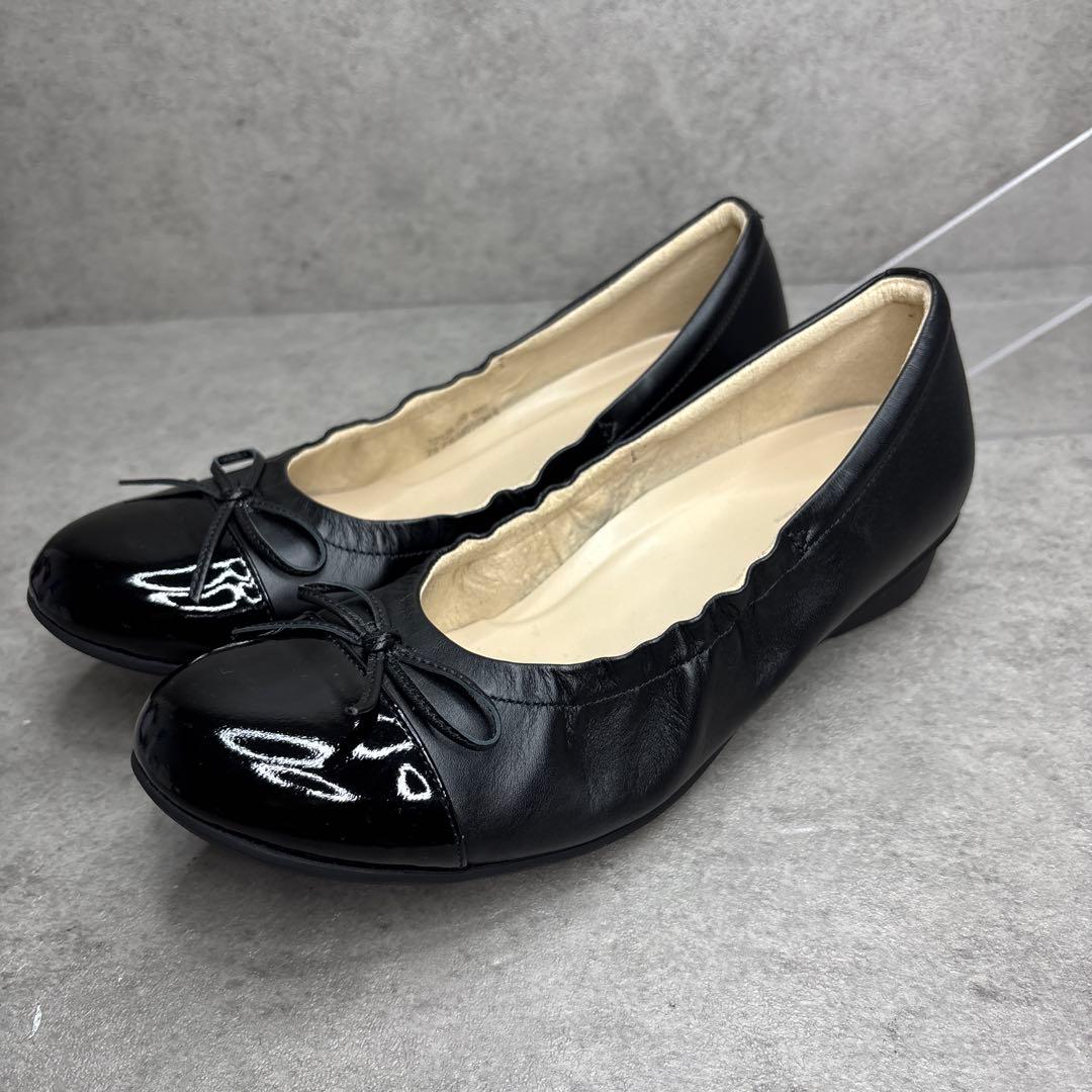 展示品未使用！Pedala アシックスペダラ ウォーキング バレエシューズ 黒