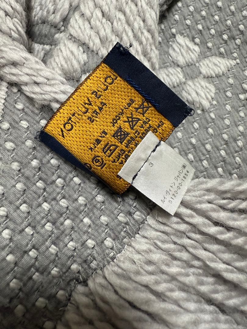 まさや LOUIS VUITTON ロゴマニア・マフラー グレー