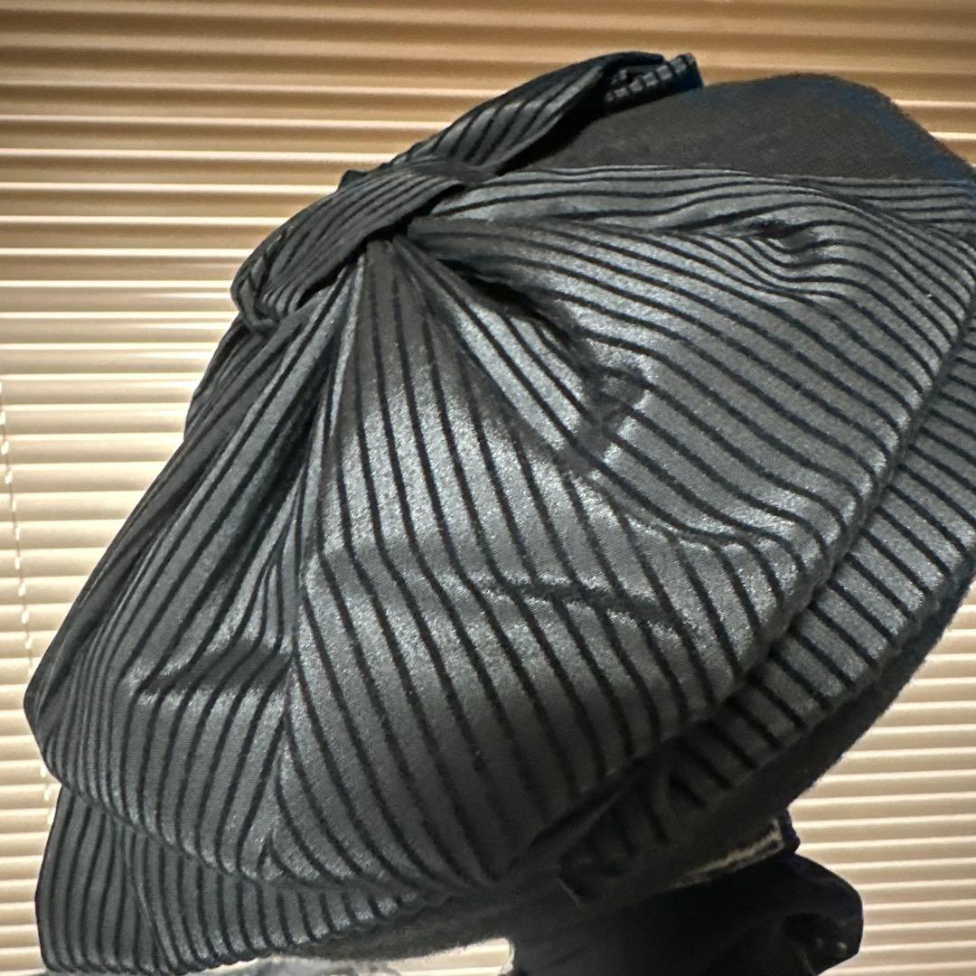 カシラ黒いリボン付きベレー帽