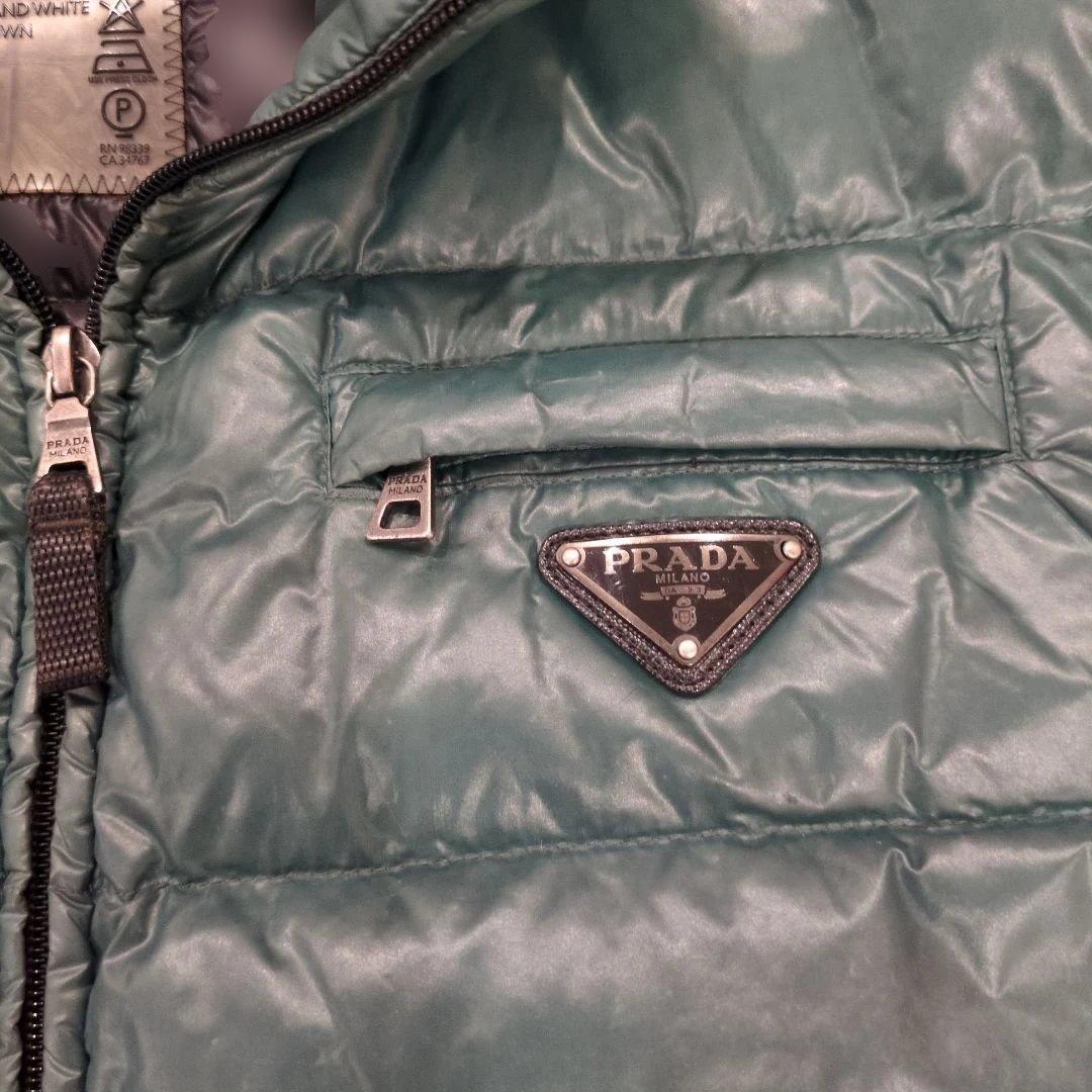 PRADA Art.SGH384 グリーン ダウンベスト