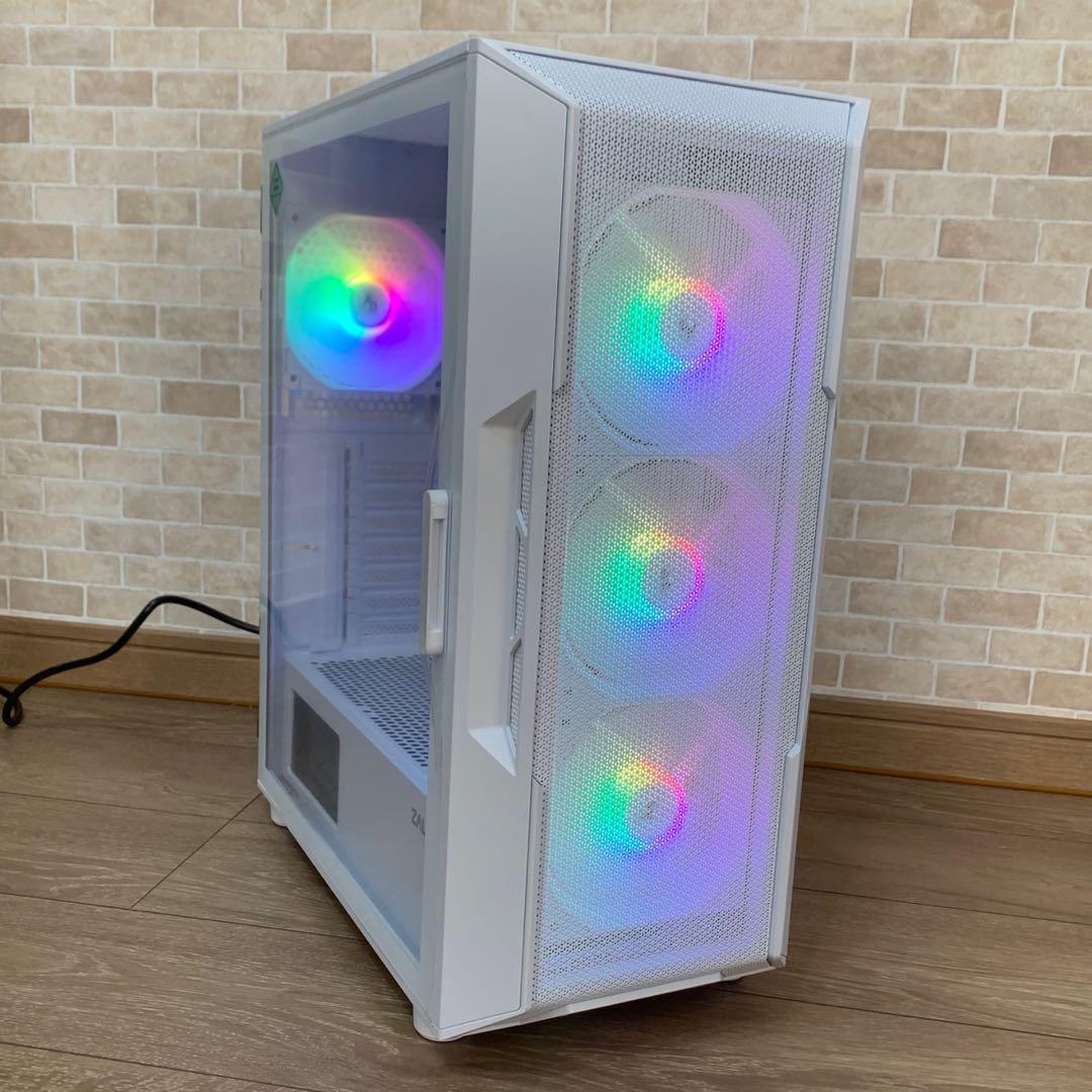 【格安】SSランクGTX1660SUPER搭載ゲーミングPCフルセット　ホワイト